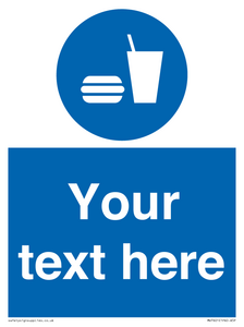 Custom mandatory eat and drink